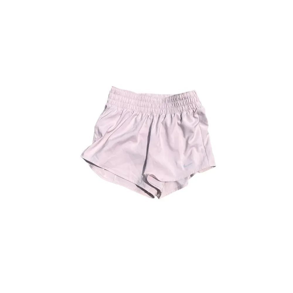 Nike XS dri-fit training running light purple shorts wide band yoga hiking